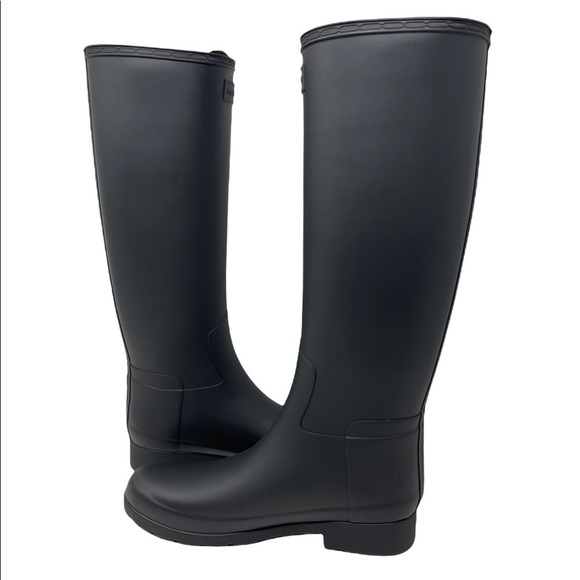 Hunter Original Refined Black Matte Rain Boots. - Picture 4 of 6